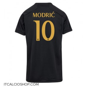 Real Madrid Luka Modric #10 Terza Maglia Femmina 2023-24 Manica Corta